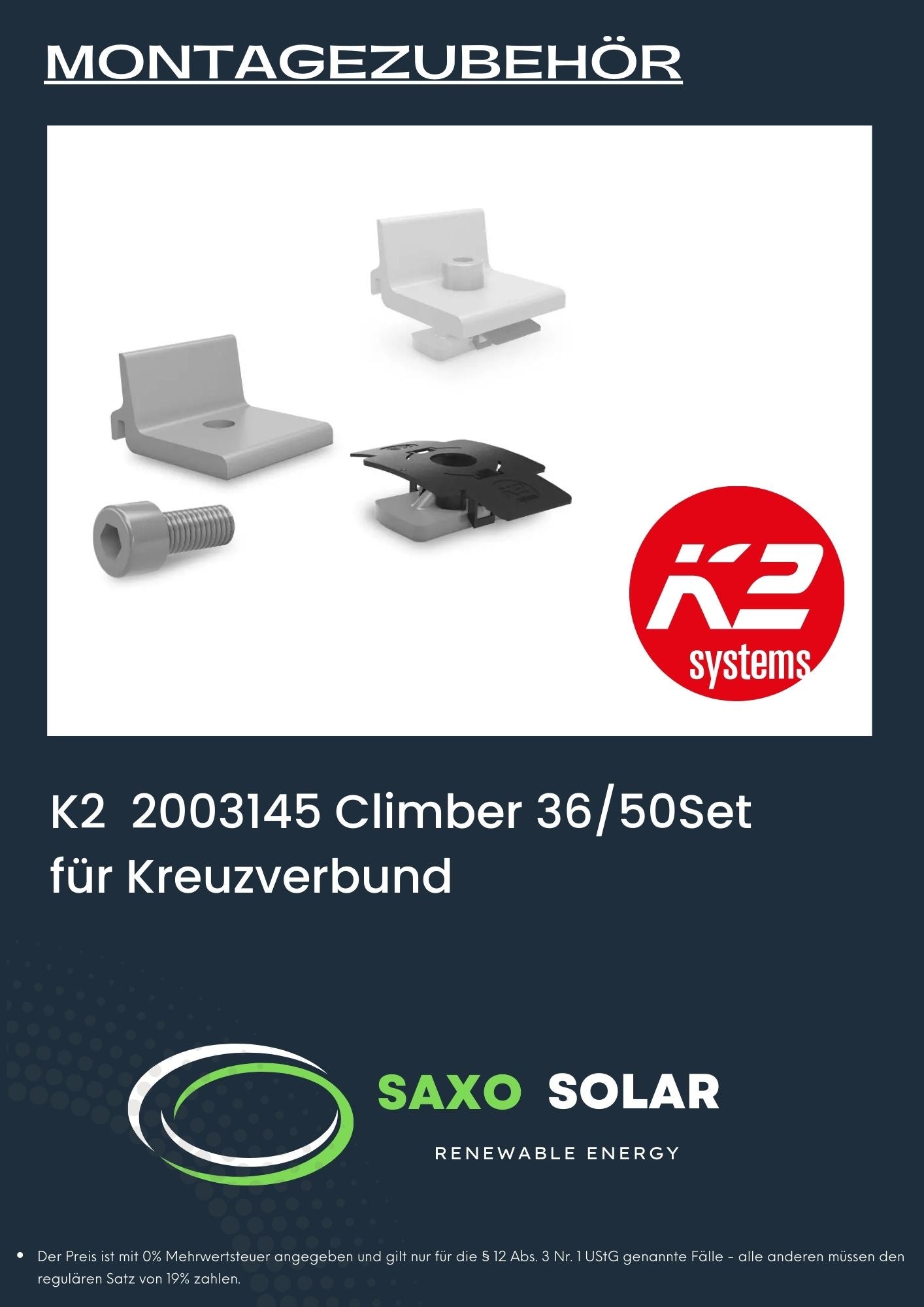 K2 2003145 Climber 36/50Set für Kreuzverbund