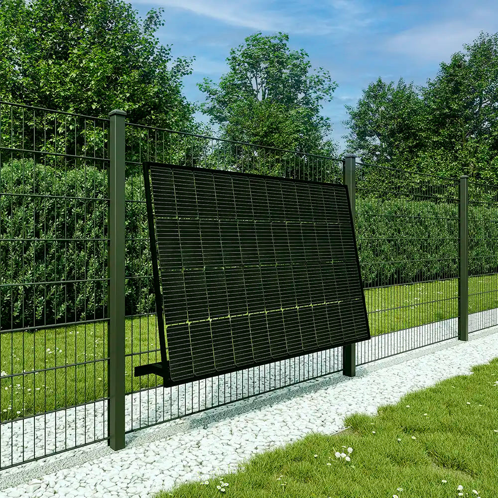 Wattstone ZaunPV Montagepaket Angewinkelt M3B für 1 PV-Modul
