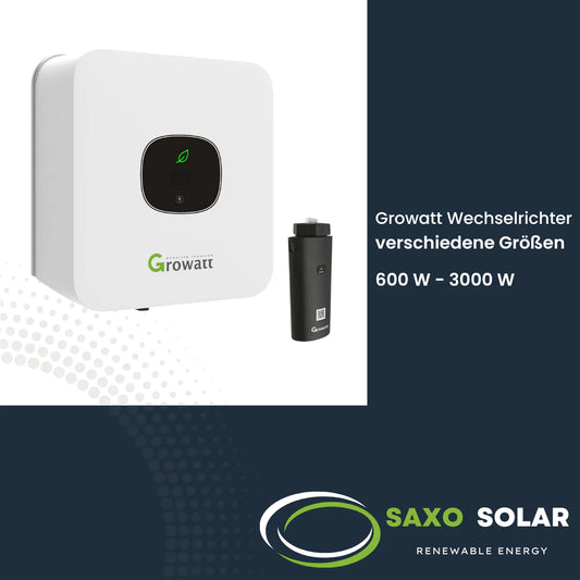 (G) Growatt MIC Wechselrichter verschiedene Größen von 600 W bis 3000 W
